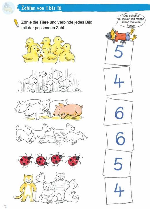 Produktbild Mein grosses Mathebuch mit Rabe Linus – 1. Klasse (Deutsch, Dorothee Raab, 2023)