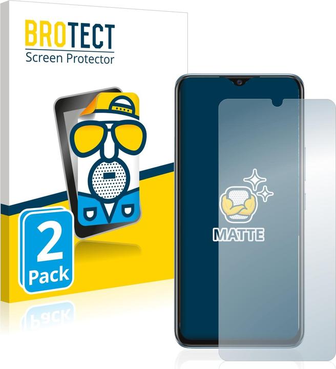 Productafbeelding BROTECT Antireflecterende schermbeschermer mat (2 Stuk, Vivo Y70)