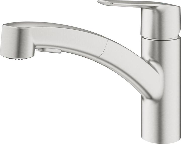 Grohe Küchenarmatur mit Handbrause Start 2021 supersteel matt 30307