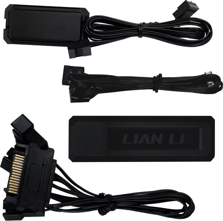 Image du produit Lian-Li UNI FAN TL Wireless LCD Lüfter, ARGB, PWM, 3er-Pack inkl. Controller - Reverse Blade, 120mm (120 mm, 3 x)