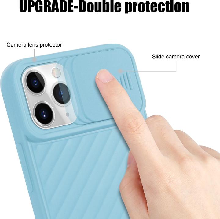 Immagine prodotto Cadorabo Cover in TPU con protezione della fotocamera (Apple iPhone 11 Pro Max)