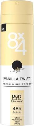 Actual product image 8X4 Vanilla Twist Deodorant Spray with Powdery Vanilla Fragrance (Spray, 150 ml)