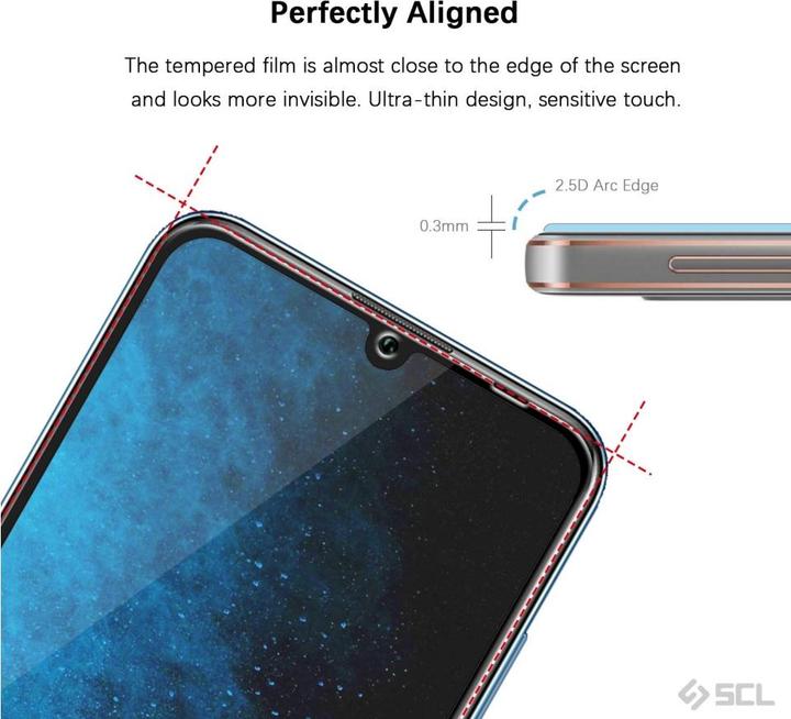 Immagine prodotto Screenguard Honor 10 Lite Pellicola protettiva di vetro a schermo intero 2.5D 9H (1 Pezzo/i, Onore 10 Lite)
