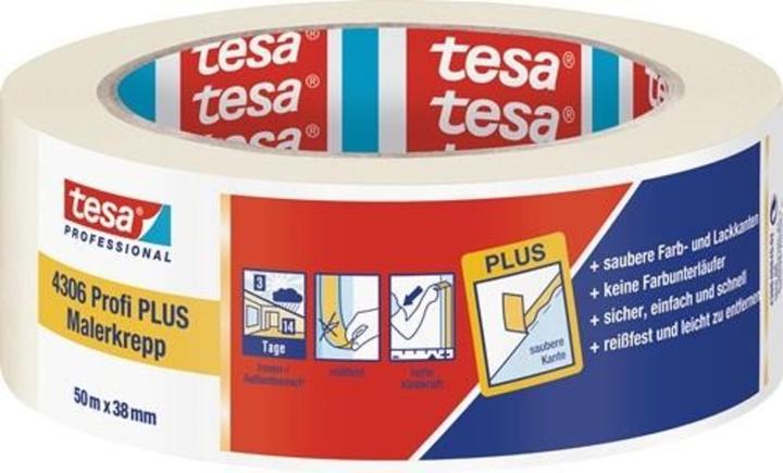 Produktbild tesa Profi PLUS Malerkrepp 50m x 38mm (38 mm)