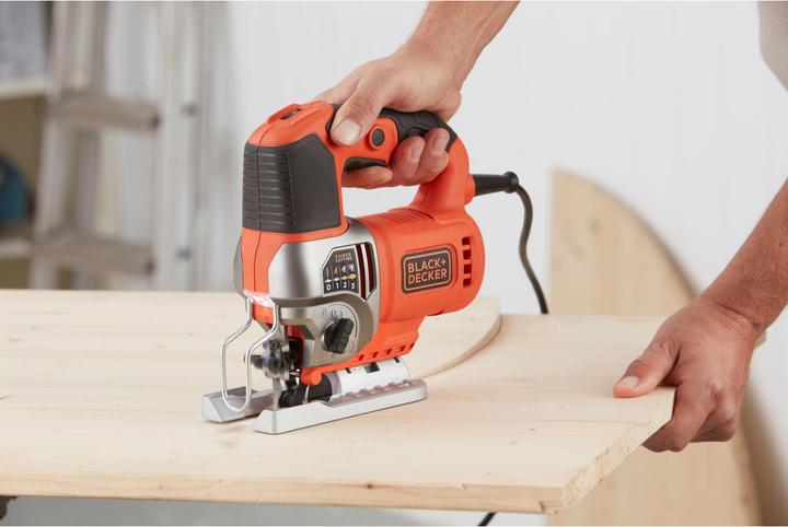 Productafbeelding Black & Decker B&D pendelactie decoupeerzaag BES610K-QS