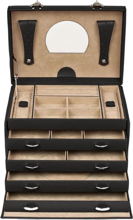 Actual product image Windrose Beluga Schmuckkasten Leder 26.5 cm