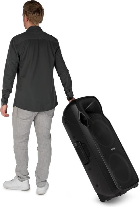 Produktbild Fenton Speaker Bluetooth - FT212LED MK2 karaoke box met LEDâ€™s, accu en microfoons - (Aktiv)