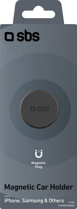 Image du produit SBS Support magnétique pour voiture rond, noir