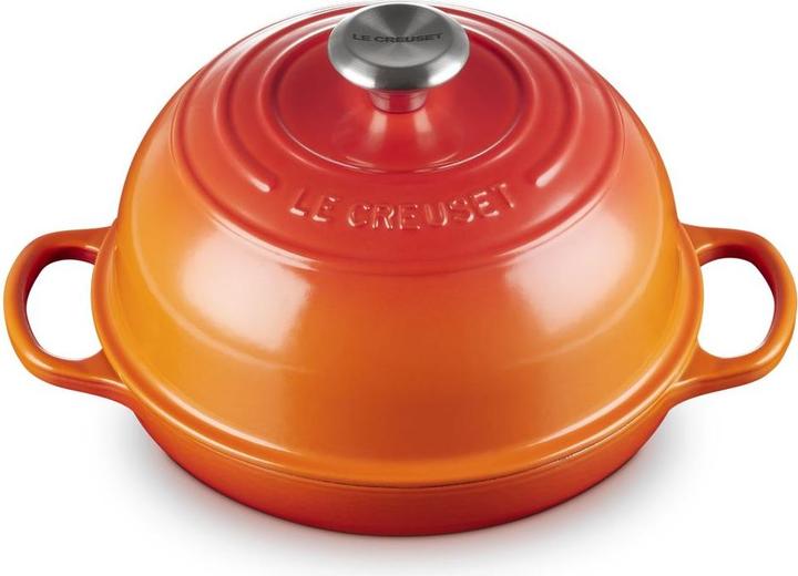 Actual product image Le Creuset Roaster for bread 24cm orange (24 cm, Casserole + Stewpot, Cast iron)