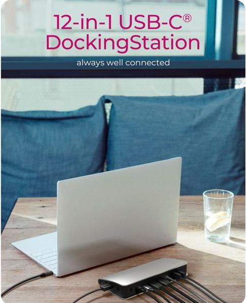 Actual product image Icy Box RaidSonic ICYBOX IB-DK2408-C Docking station 11in1 (USB-C, 1 Ports)