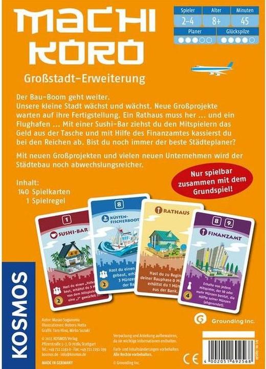 Actual product image Kosmos Machi Koro: Big city - expansion (German)