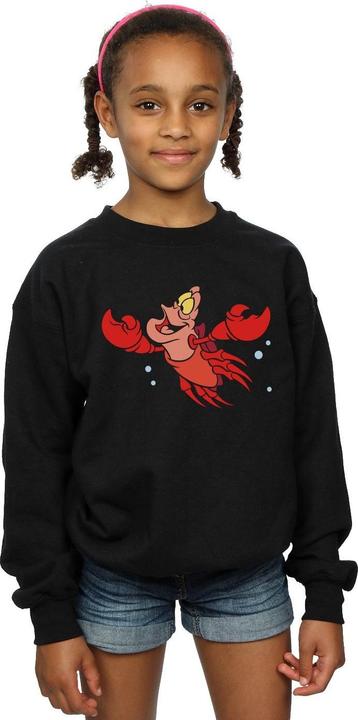 Actual product image Disney Girls The Little Mermaid Sebastian Bubbles Sweatshirt (116)