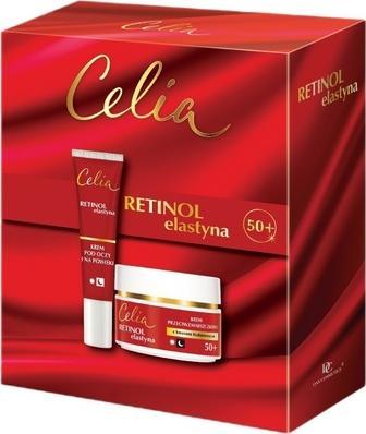 Produktbild Celia Celiaset Retinol Elastin Creme 50 für Tag und Nacht 50ml mit Augen- und Augenlidcreme 15ml (Make up set)
