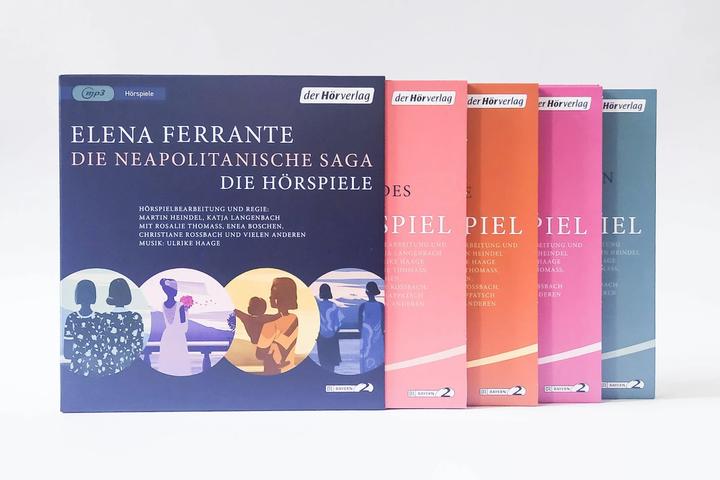 Actual product image The Neapolitan Saga (Elena Ferrante, Enea Boschen, Ulrike Haage, Martin Heindel, Hanna disc, Katja Langenbach, Christiane Rossbach, Rosalie Thomass, German)
