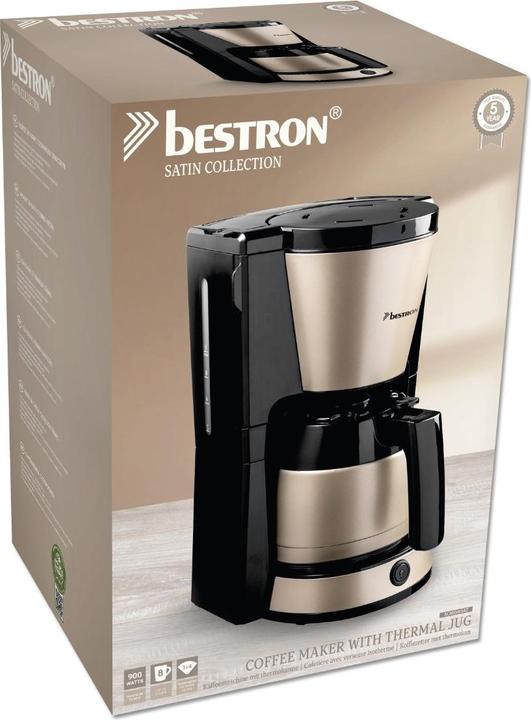 Actual product image Bestron Thermal filter coffee machine, satin