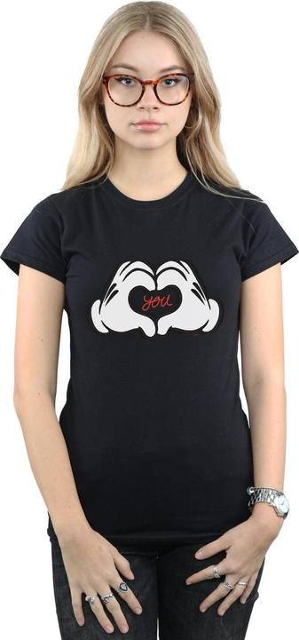 Actual product image Disney Womens/Ladies Mickey Mouse Loves You Cotton T-Shirt (XL)