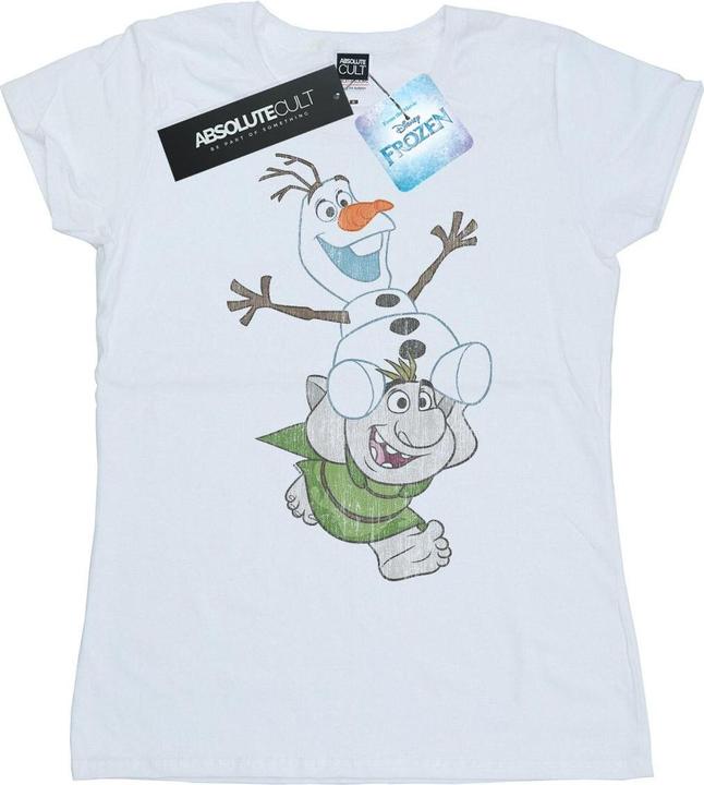 Image du produit Disney - T-shirt FROZEN OLAF AND TROLL - Femme (XL)