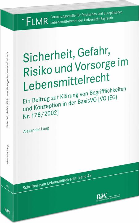 Actual product image Lang:Sicherheit, Gefahr, Risiko und Vor (German, Alexander Lang, 2025)