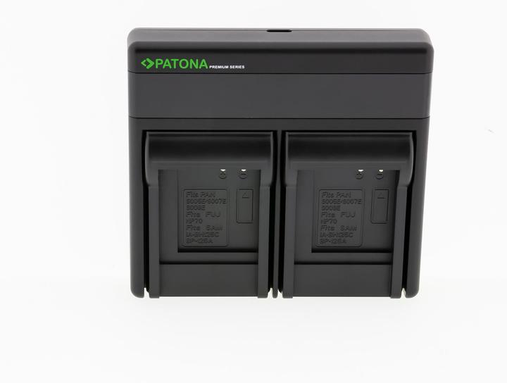 Actual product image Patona Batteries Replacement Dual Charger USB USB-C (Camera battery charger)