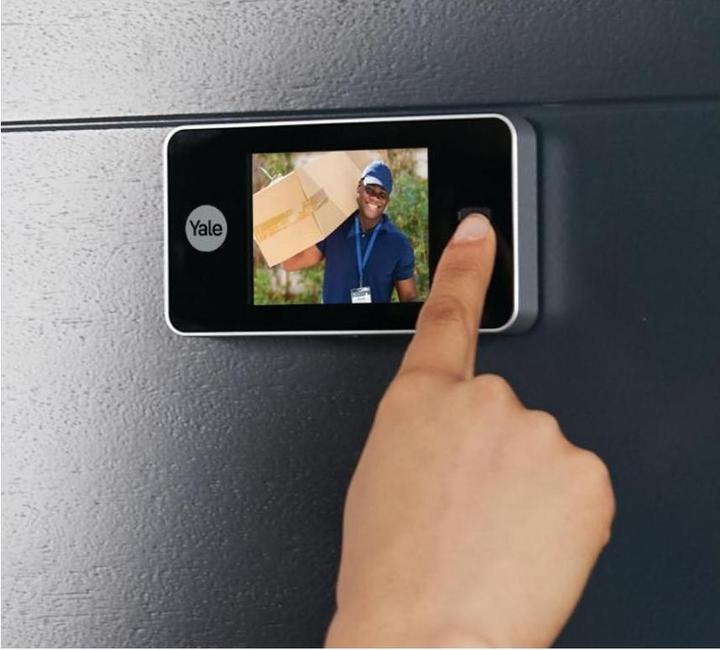 Produktbild Yale YA-05001432-5511 - Digital Door Spy DDV 500, 3,2quot Display Black (Digital)