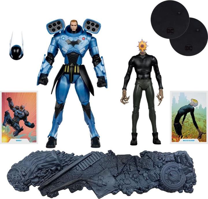 Actual product image McFarlane DC Multiverse action figures 2-pack Rookie & Mr Bloom (Batman: Endgame) (Gold Label) (SDCC) 18 cm