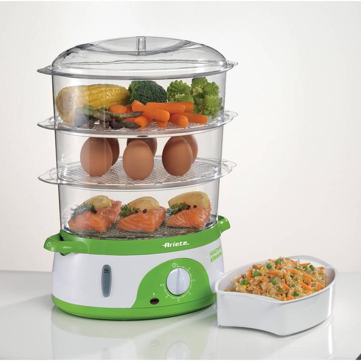 Actual product image Ariete 0911 Steamer 3 Basket/Baskets Freestanding (EU plug)