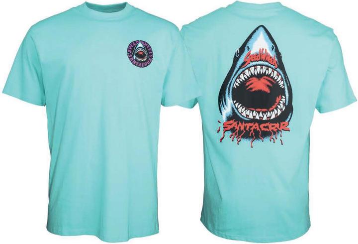 Santa Cruz Speed Wheels Shark T-Shirt (M)