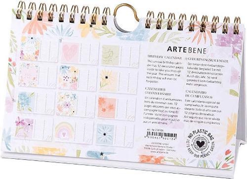 Produktbild Artebene Geburtstagskalender Finest (18 x 12 cm, Kein Einband)