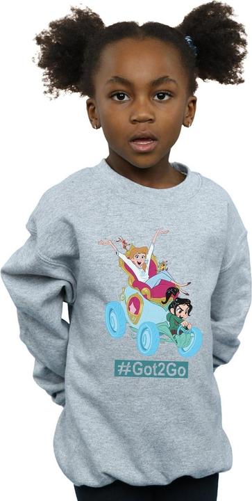 Image du produit Disney - Sweat WRECK IT RALPH CINDERELLA AND VANELLOPE - Fille (140, 146)