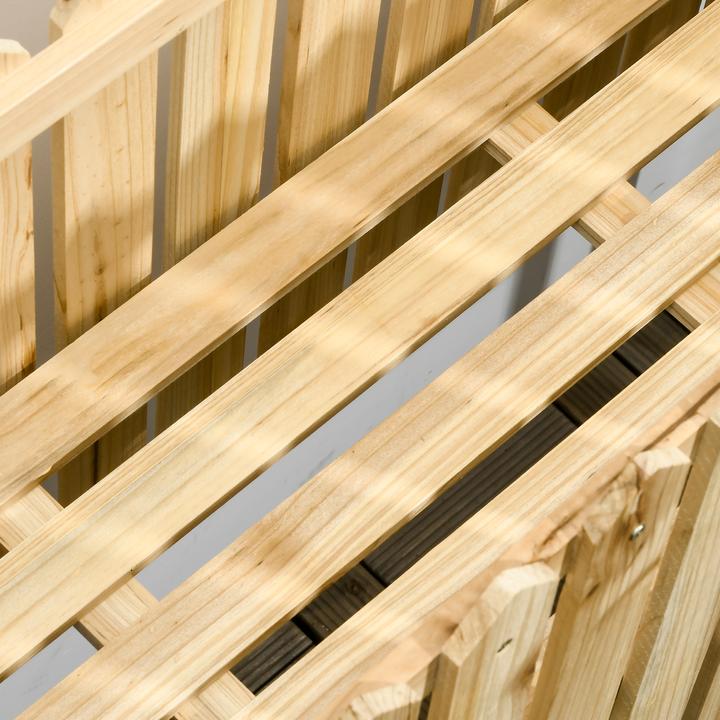 Produktbild Outsunny Gartenzaun mit Pflanzenständer