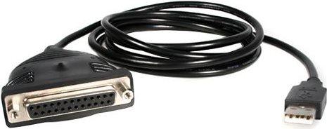 Actual product image StarTech 6ft USB To Parallel Adapter (1.90 m, USB 2.0)