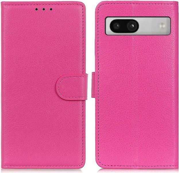 Actual product image MU Classic Litchi Leather Bookcover Series (Google Pixel 7a)