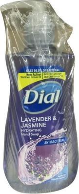 Actual product image Lavender & Twilight Jasmine Antibacterial Hand Soap with Moisturiser 7.5 oz (Liquid soap)