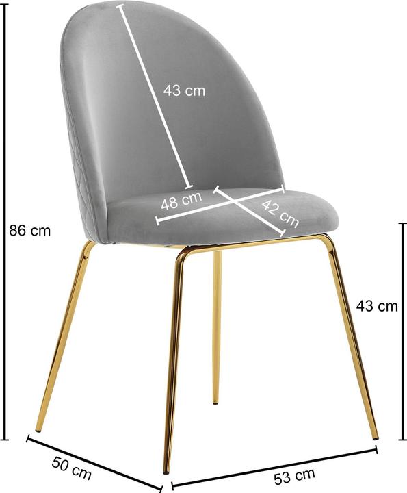 Actual product image Wohnling Esszimmerstuhl