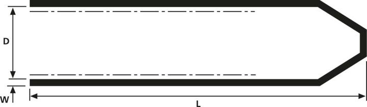 Produktbild HellermannTyton 1613-1-B5W2-PO-X-BK Spannungsfeste Endkappe 416-13060 (1000 x)