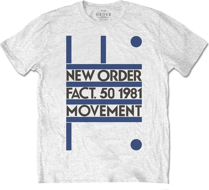 Actual product image New Order Unisex Adult Movement Cotton T-Shirt (XXL)