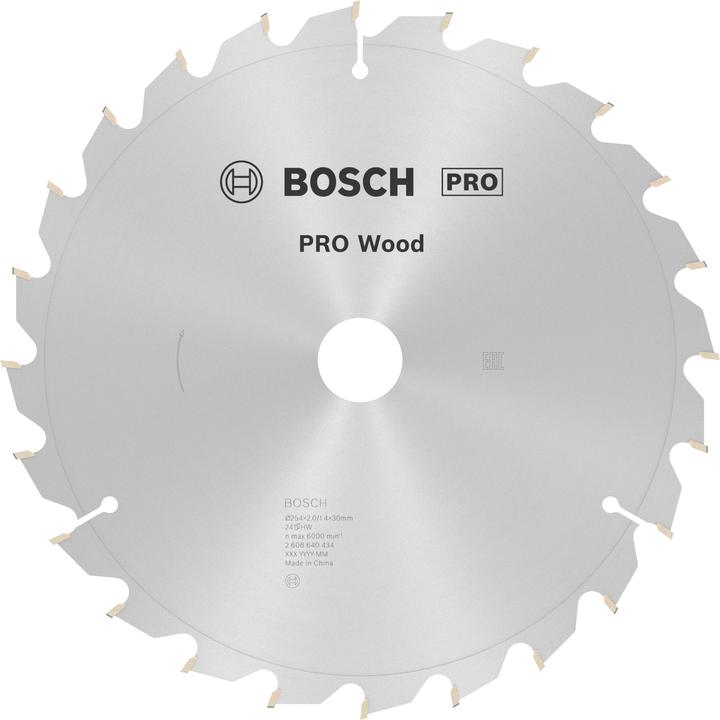 Actual product image Bosch Professional Zubehör PRO Wood circular saw blade, 254 x 2 x 30 mm