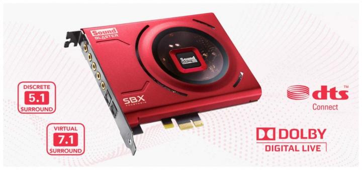 Actual product image Creative Sound Blaster Z SE - Sound card - 24-bit (Mini PCI Express)