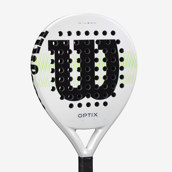 Actual product image Wilson Padelracket Optix V1 Weiss, Zielgruppe: Erwachsene, Kinder