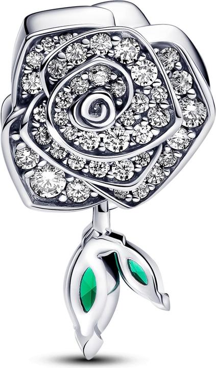 Produktbild Pandora Charm Funkelnde BlÃ¼hende Rose (Silber 925)