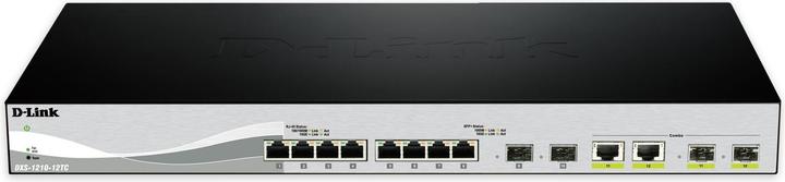 Immagine prodotto D-Link Smart+ L2+ 10 porte 10GbE SFP+ e 2 porte Multigigabit Copper/SFP+ 100M/1G/2.5G/5G/10G (12 Porti)