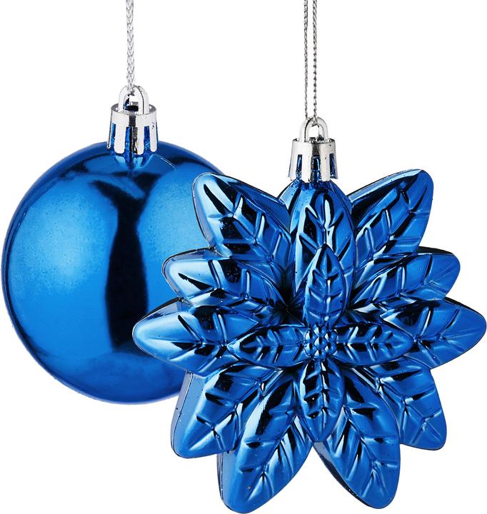 Image du produit Relaxdays Ensemble de 100 boules de Noël (100 -pièce)