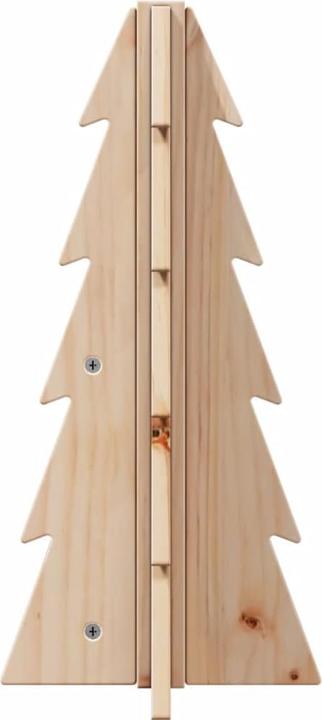 Produktbild VidaXL Weihnachtsbaum Holz Tannenbaum Deko Holzbaum 49cm Massivholz Kiefer