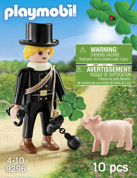 Image du produit Playmobil Ramoneur avec trèfle à quatre feuilles (9296)