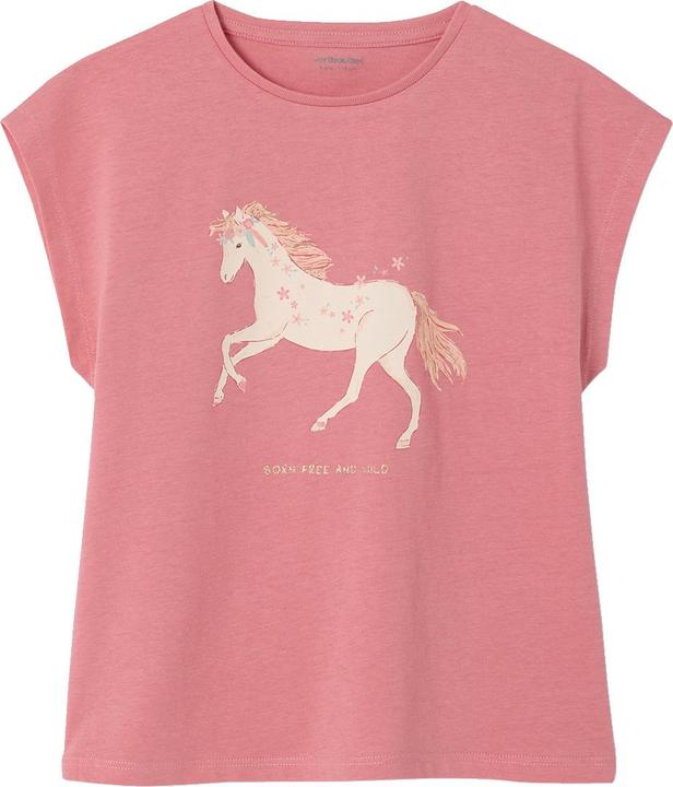 Vertbaudet Mädchen T-Shirt mit Tierprint