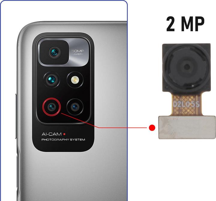 Produktbild Clappio Makro-Objektiv Ersatzteil (Xiaomi Redmi 10)