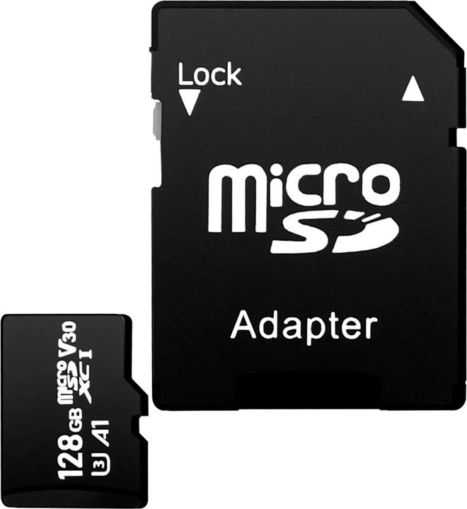 Actual product image IMRO MICROSDXC 10/128GB UHS-3 ADP Memory card Class 10 (128 GB, microSDXC, U3, UHS-III)