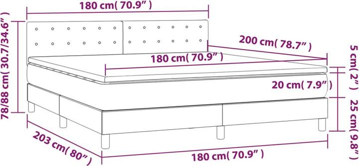 Actual product image VidaXL Clover (180 x 200 cm)