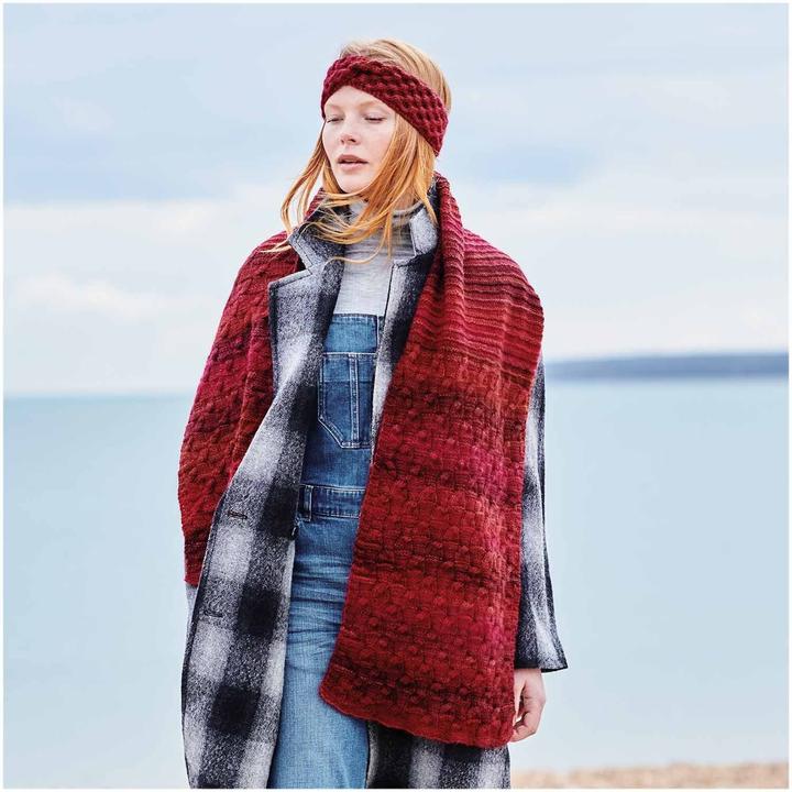 Actual product image Rico Design Wool Melange 200 g, cherry red (640 m)