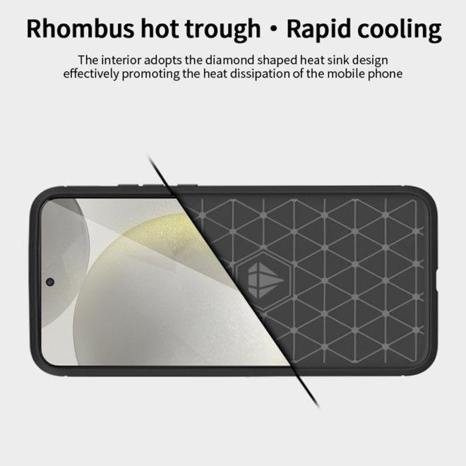 Actual product image Mofi Carbon Fiber TPU Series (Samsung Galaxy S25)